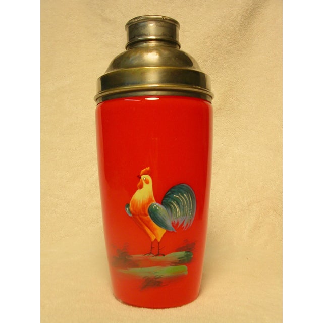 Vintage Glass Cocktail Shaker Set Chairish