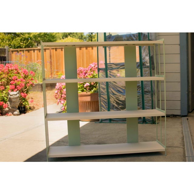 MidCentury Modern Metal Shelf Chairish