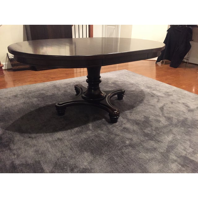 Pottery Barn Montego Pedestal Extension Dining Table Chairish