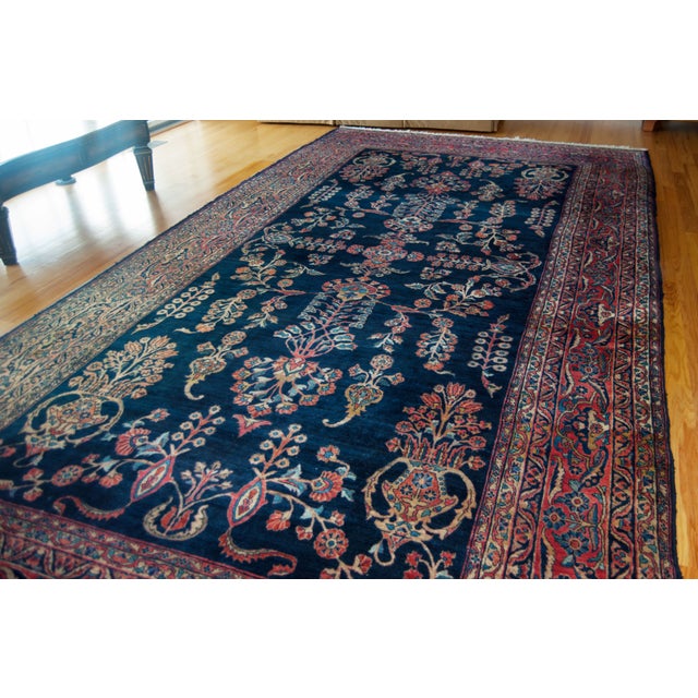 Antique Persian Hand Knotted Sarouk Wool Rug | Chairish (640 x 640 Pixel)