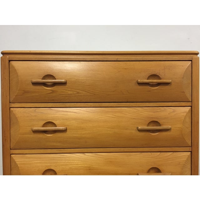 MCM Solid Chestnut Tall Dresser Chairish