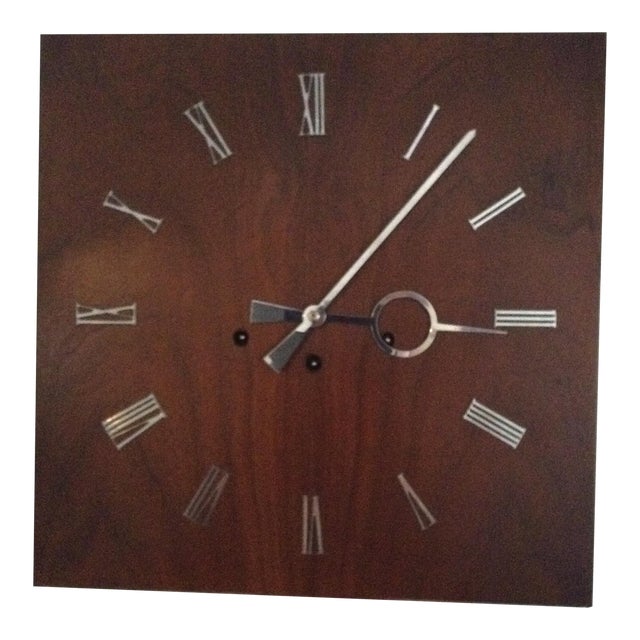 MidCentury Modern Floor Clock Chairish