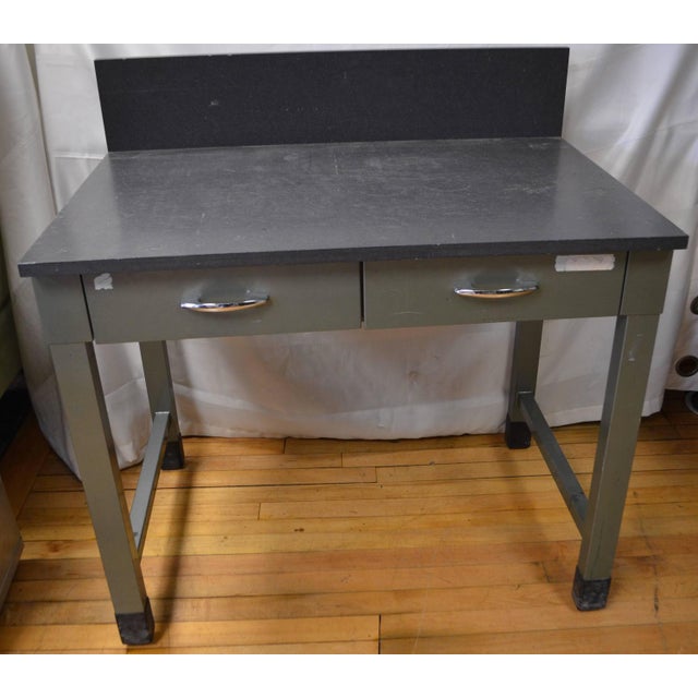 Slate Top Steel Desk Chairish