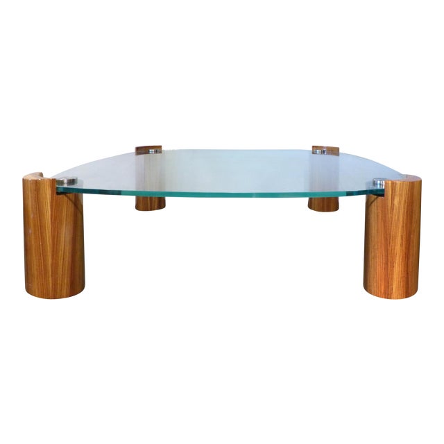 Karl Springer Zebra-Wood Coffee Table | Chairish