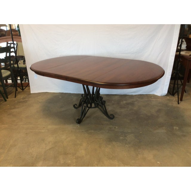 Nichols & Stone Ironwood Pedestal Table Chairish