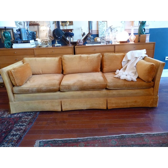 Vintage Orange Sofa Chairish