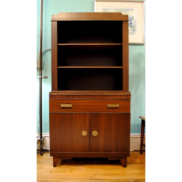 Art Deco China Cabinet & Hutch | Chairish