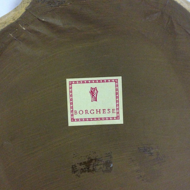 Vintage Borghese Gilt Wood Mirror | Chairish