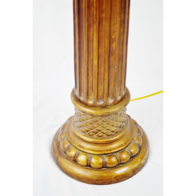 Vintage Grecian Inspired Elephant Torchiere Floor Lamp ...