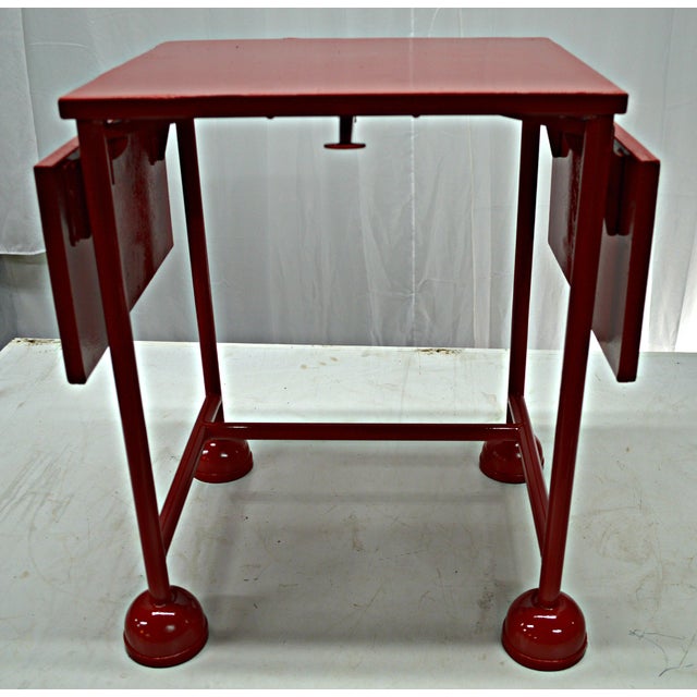 Red Industrial Typewriter Table Chairish