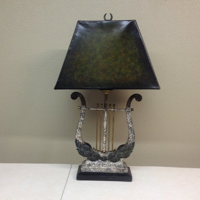 Maitland-Smith Lyre Table Lamp | Chairish