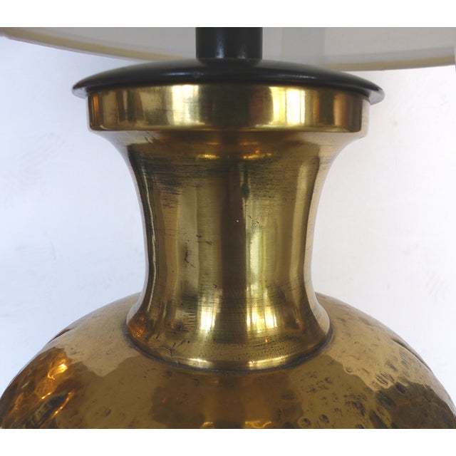 Brass Urn Form Table Lamps Pair Chairish