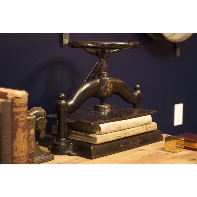 Antique Cast Iron Book Press Chairish