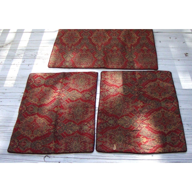 Turkish Kilim Moroccan Floor Pillows - Set of 3 Chairish