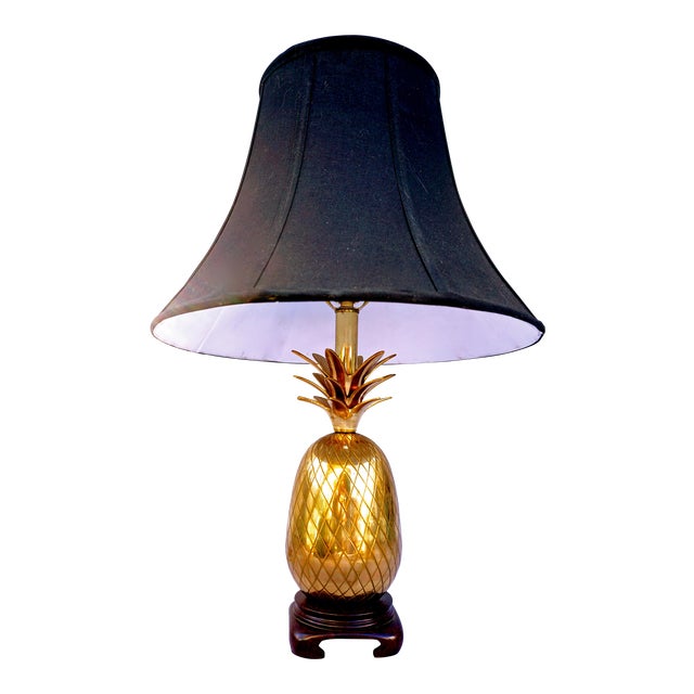 Brass Pineapple Lamp Chairish