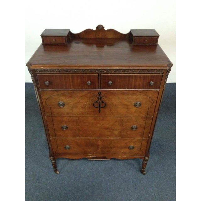 White Furniture Company Walnut Veneer Dresser Chairish