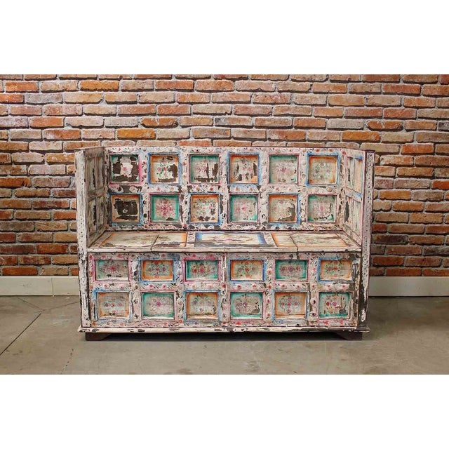 Cream Antique Painted Storage Bench Chairish