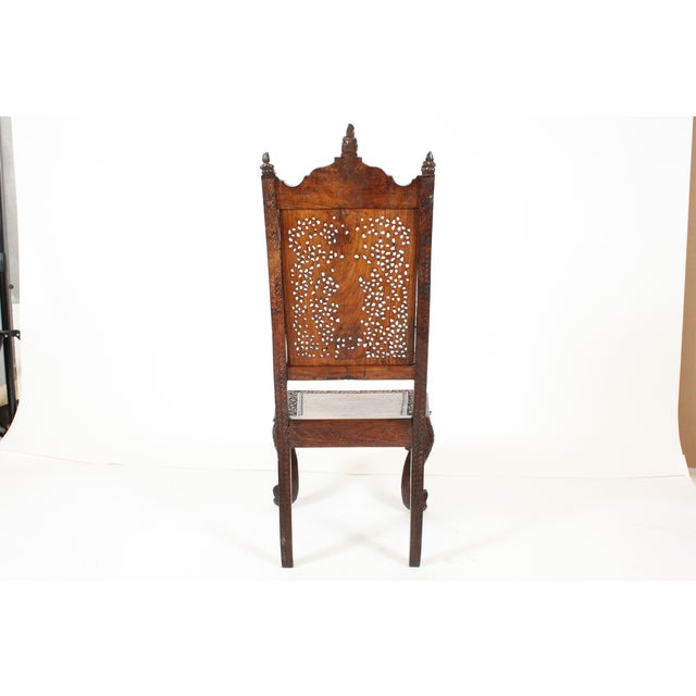 Hand Carved India Tribal Chair Chairish