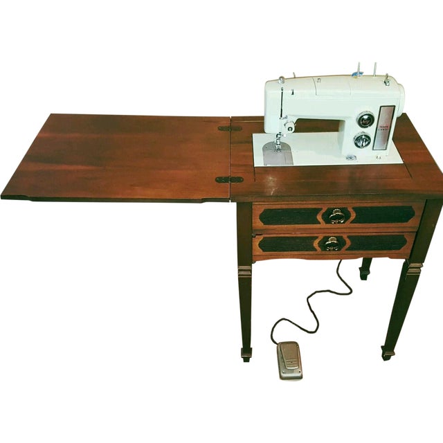 Sears Kenmore Sewing Machine W/ Integrated Chairish