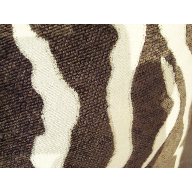 Large Chenille Plump Down Animal Print Pillow Chairish