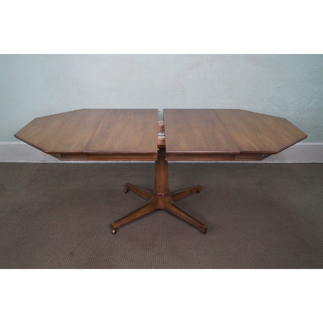Thomasville MidCentury Pedestal Base Dining Table Chairish