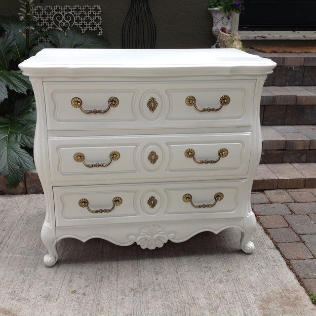 Vintage French Provincial 3 Drawer Bombay Dresser Chairish