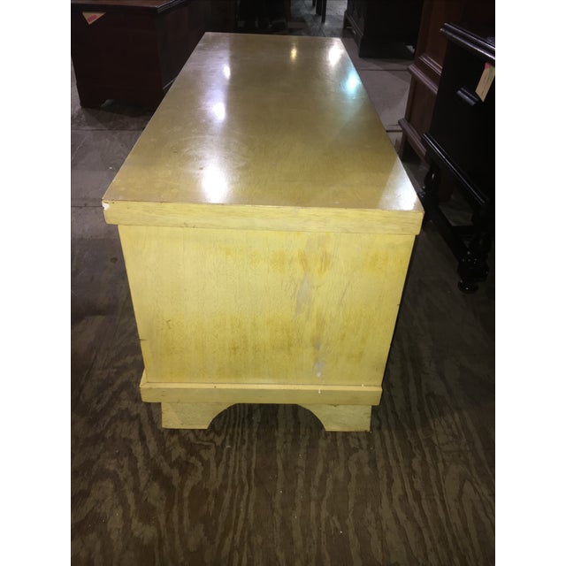 Lane MidCentury Blond Wood Cedar Chest Chairish