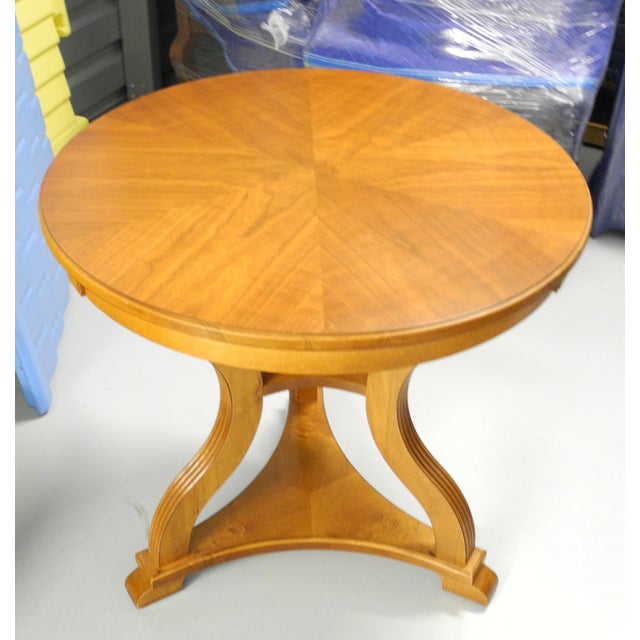 Ethan Allen Round End Table Chairish