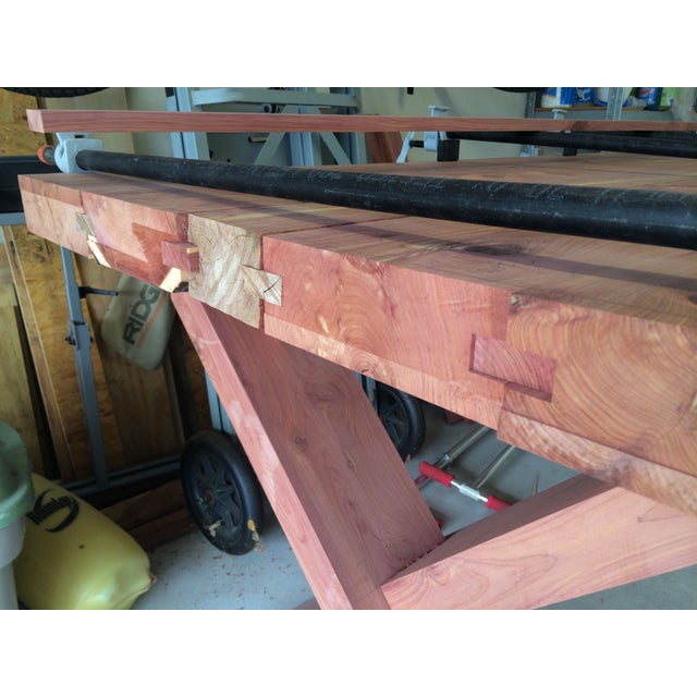 Farmhouse XBase Cedar Dining Table Chairish