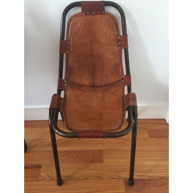 Padded Leather Strap Dining Chairs Set of 4 Chairish