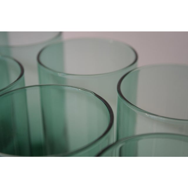 Modernist Aqua Water Glasses Set of 8 Chairish