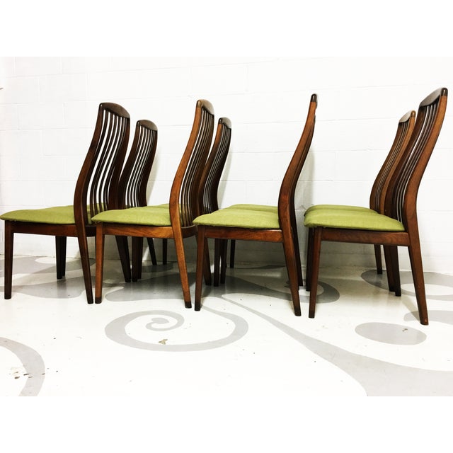 Teak MidCentury Modern Dining Chairs Set of 8 Chairish