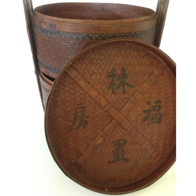 Antique Chinese Wedding Basket Chairish