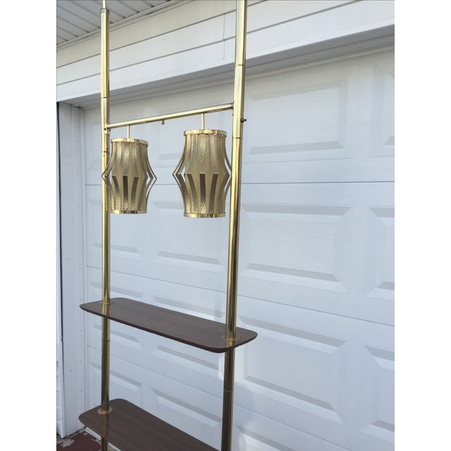 MidCentury Tension Lamp Room Divider Chairish