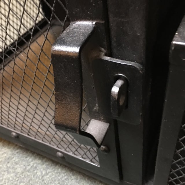 Restoration Hardware Industrial Metal Cabinet | Chairish