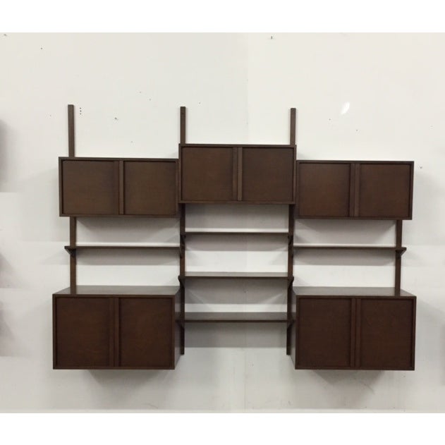 MidCentury WallMounted Modular Shelving Unit Chairish