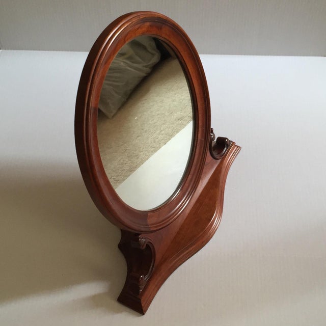 Antique Oval Table Top Mirror Chairish