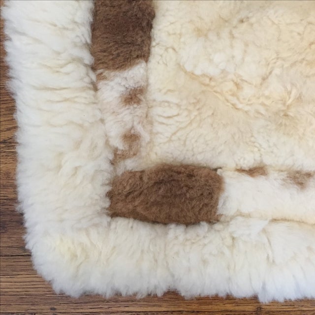 Llama Fur Rug 2'1" X 3'4" Chairish