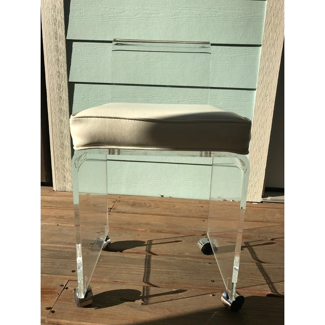 Lucite Vanity Chair Chairish