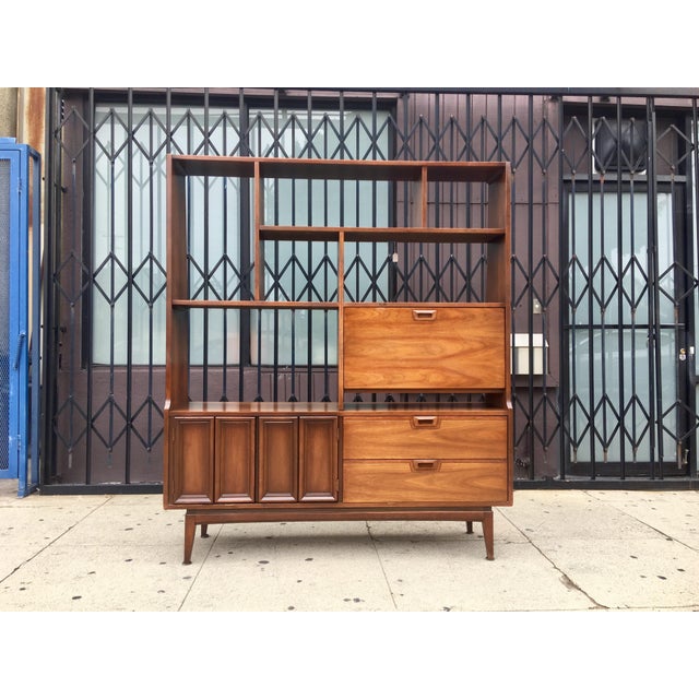MidCentury 1960s Walnut Room Divider Chairish