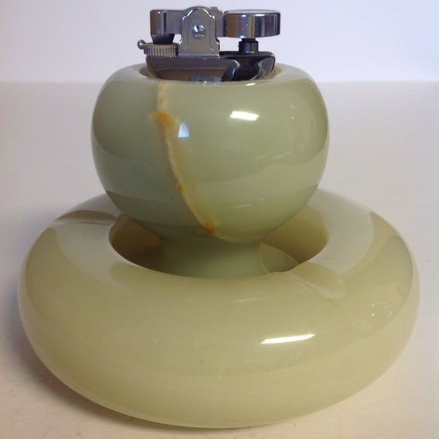 Mid Century Jade Ashtray & Lighter A Pair Chairish