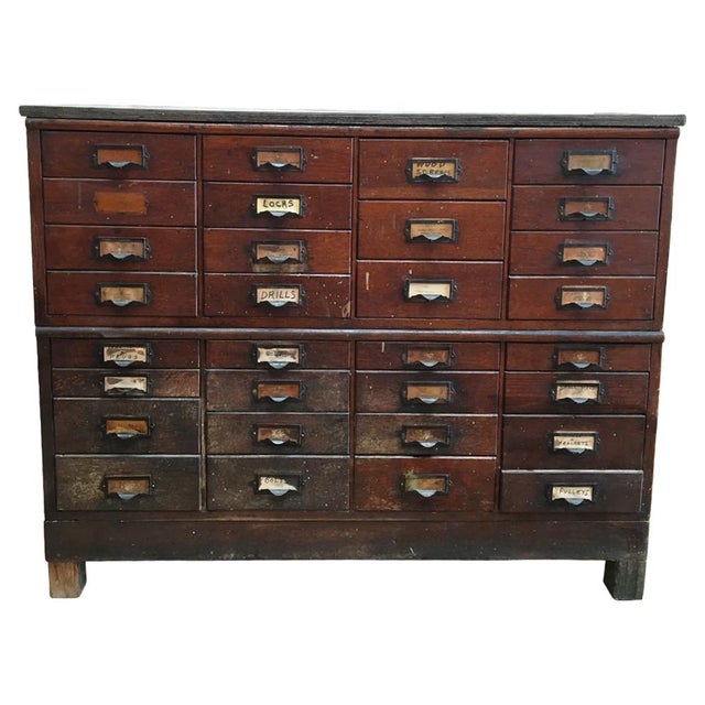 31 Drawer Antique Storage Chairish