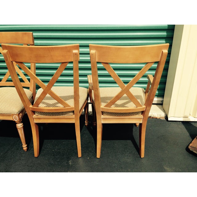 Ethan Allen Swedish Home Whitewashed Maple Dining Chairs Set of 6