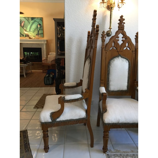 Gothic Chairs A Pair Chairish