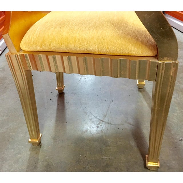 Gold Leaf Chair Chairish