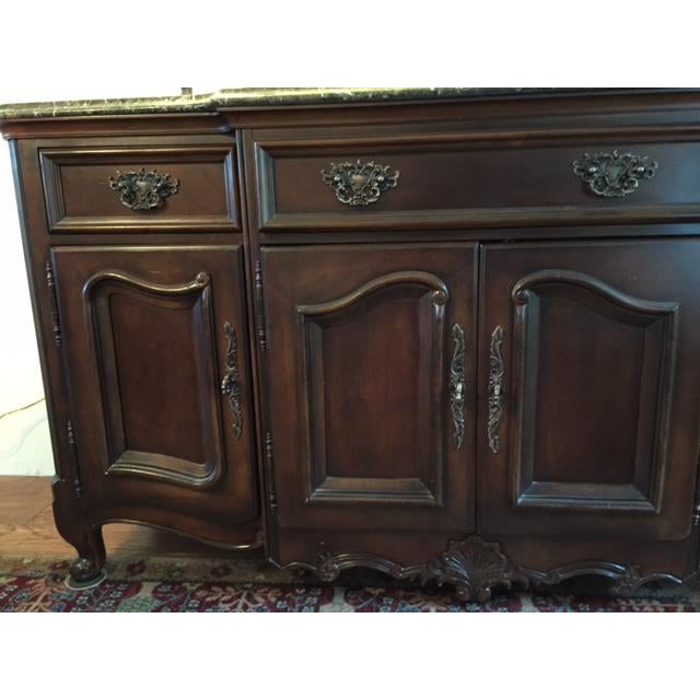 Marble/Granite Top Dining Room Buffet/Sideboard by Bernhardt Chairish