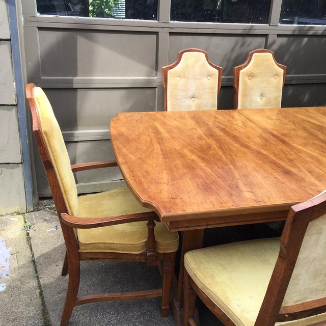 1960s Bassett MidCentury Dining Set Chairish
