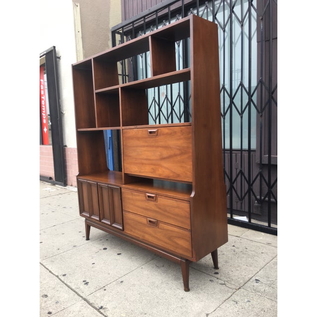 MidCentury 1960s Walnut Room Divider Chairish