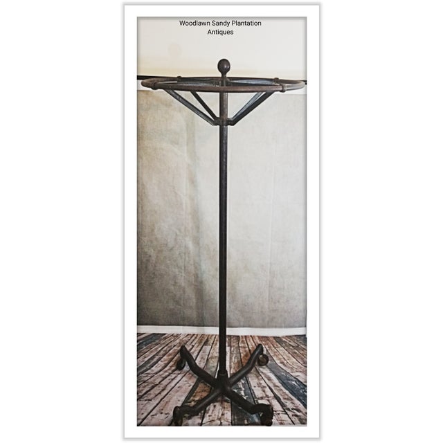 Antique Spinning Solid CastIron Clothing Rack Chairish