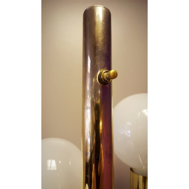 Mid-Century Three Way Brass Table Lamp | Chairish